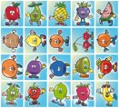 Stickers serie 40 - fruitjes