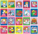 Stickers serie 73 - prinsen en prinsessen