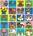 Stickers serie 79 - pasen