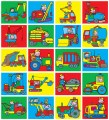 Stickers serie 129 - getekende machines