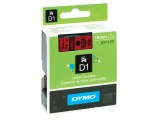 Tape Dymo 45807 19mm zwart/rood