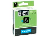 Tape Dymo 45803 19mm zwart/wit