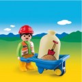 Playmobil Arbeider met kruiwagen