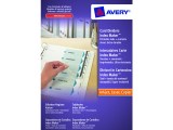 Tabblad Avery A4 9R IndexMaker/set 6