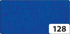 Crepepapier 50 cm x 2,5 m a 10 vouw donkerblauw