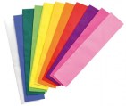 Crepepapier 50 cm x 2,5 m a 10 kleuren assorti