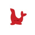 Plakfiguren zeehond gemengde kleuren nr 84