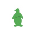 Plakfiguren pinguin gemengde kleuren nr 85