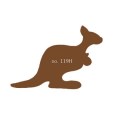 Plakfiguren kangaroe gemengde kleuren nr 119
