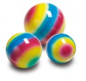Kleurrijke bal regenboog 23 cm